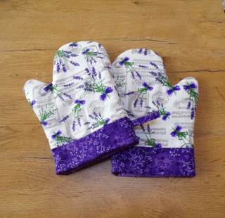 Kuchyňská chňapka - levandule - sada 2 ks